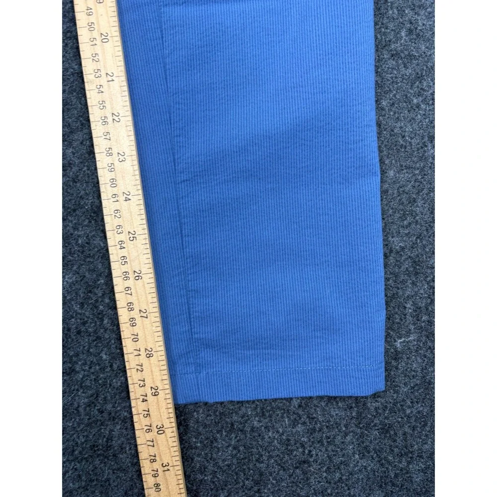 Vineyard Vines On-The-Go Seersucker Slim Fit Pants Mens 30x30 Moonshine Blue NEW